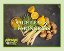 Sage Leaf & Lemongrass Artisan Handcrafted Spa Relaxation Bath Salt Soak & Shower Effervescent