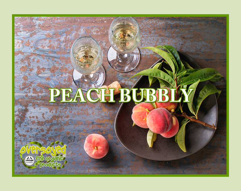 Peach Bubbly Artisan Hand Poured Soy Tealight Candles