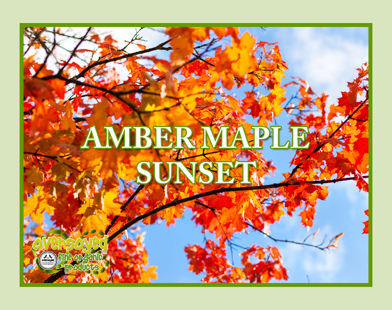 Amber Maple Sunset Artisan Handcrafted Exfoliating Soy Scrub & Facial Cleanser