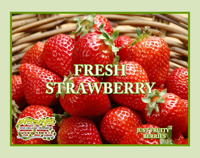 Fresh Strawberry Artisan Handcrafted Natural Organic Eau de Parfum Solid Fragrance Balm