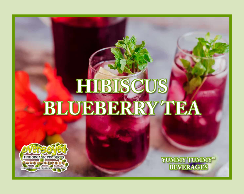 Hibiscus Blueberry Tea Artisan Hand Poured Soy Tumbler Candle