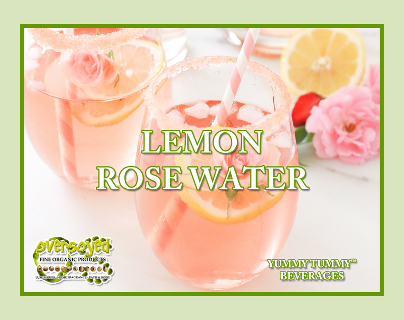 Lemon Rose Water Artisan Handcrafted Sugar Scrub & Body Polish
