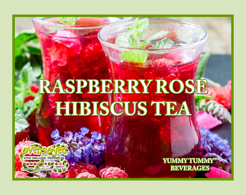 Raspberry Rose Hibiscus Tea Artisan Handcrafted Whipped Shaving Cream Soap