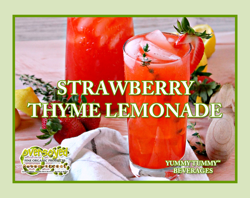 Strawberry Thyme Lemonade Artisan Hand Poured Soy Tumbler Candle