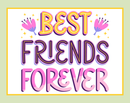 Best Friends Forever Artisan Hand Poured Soy Tumbler Candle