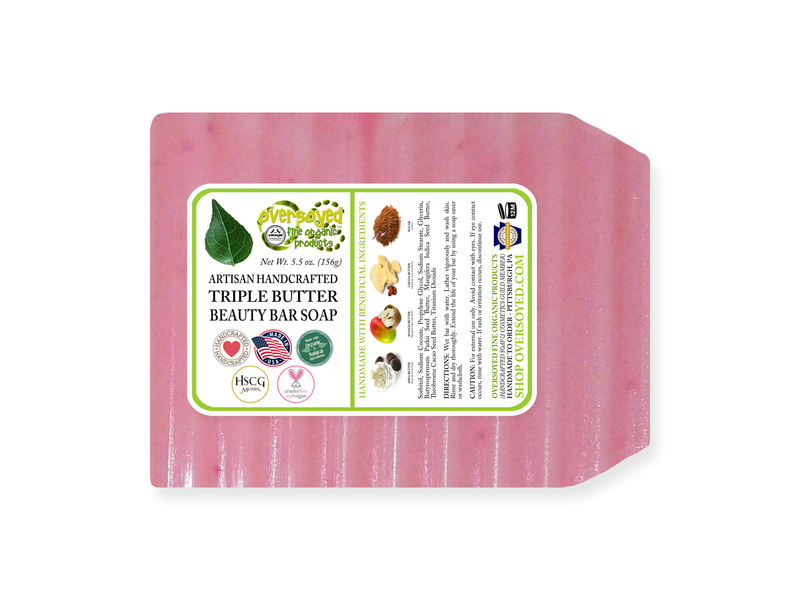 Berry Naughty Artisan Handcrafted Triple Butter Beauty Bar Soap
