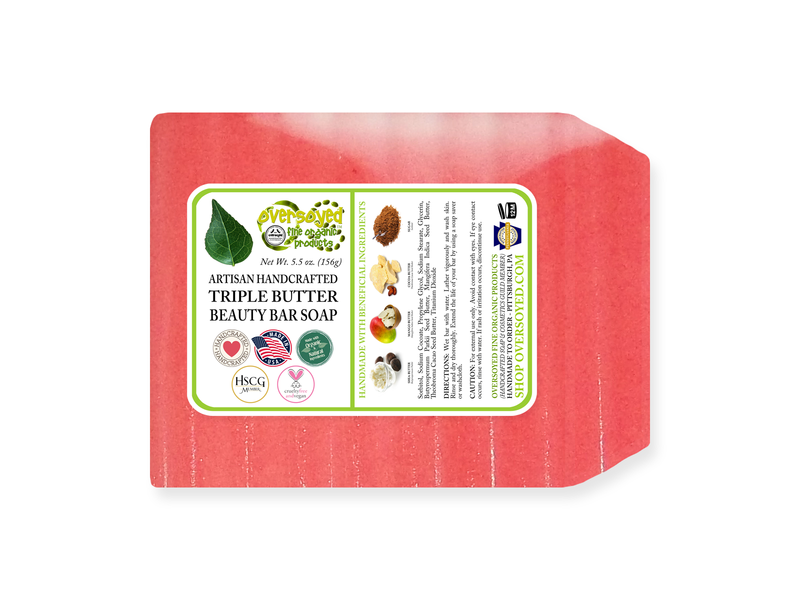 Apples & Berries Artisan Handcrafted Triple Butter Beauty Bar Soap