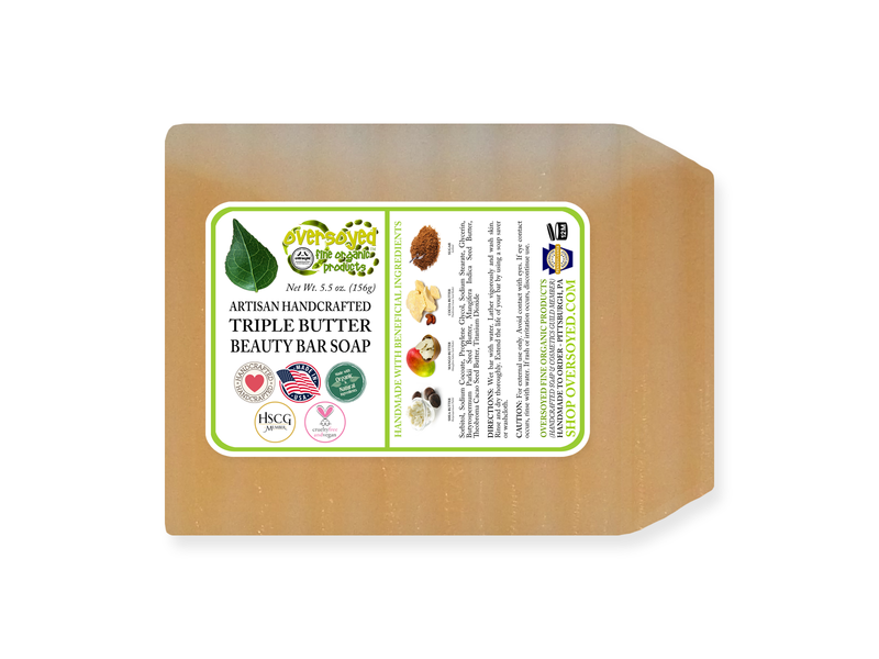Citrus Grove Holiday Artisan Handcrafted Triple Butter Beauty Bar Soap
