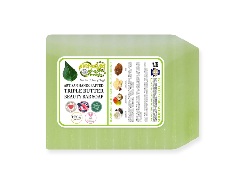 Coconut Lime Artisan Handcrafted Triple Butter Beauty Bar Soap
