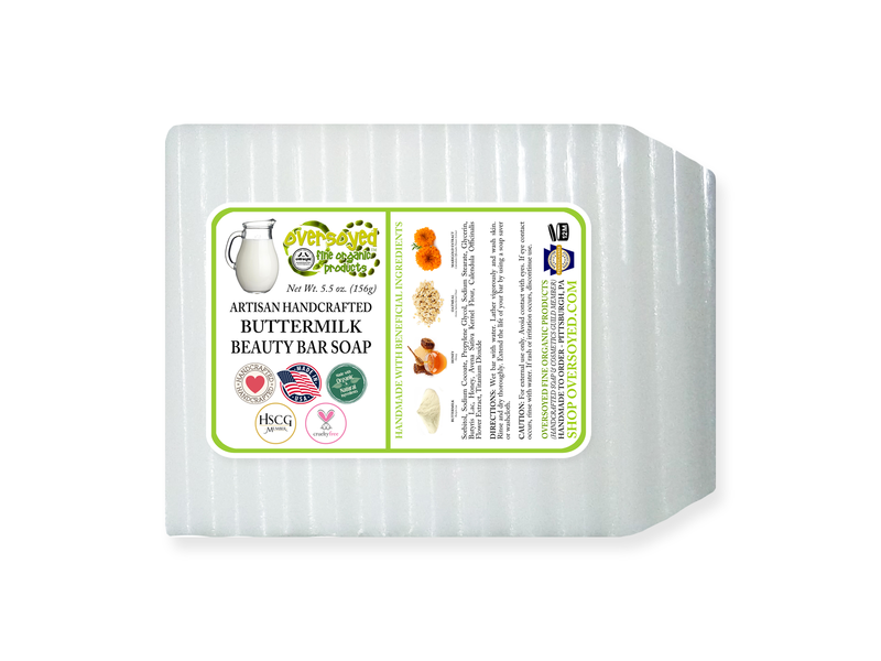 Buttermilk Artisan Handcrafted Unscented Specialty Beauty Bar Soap