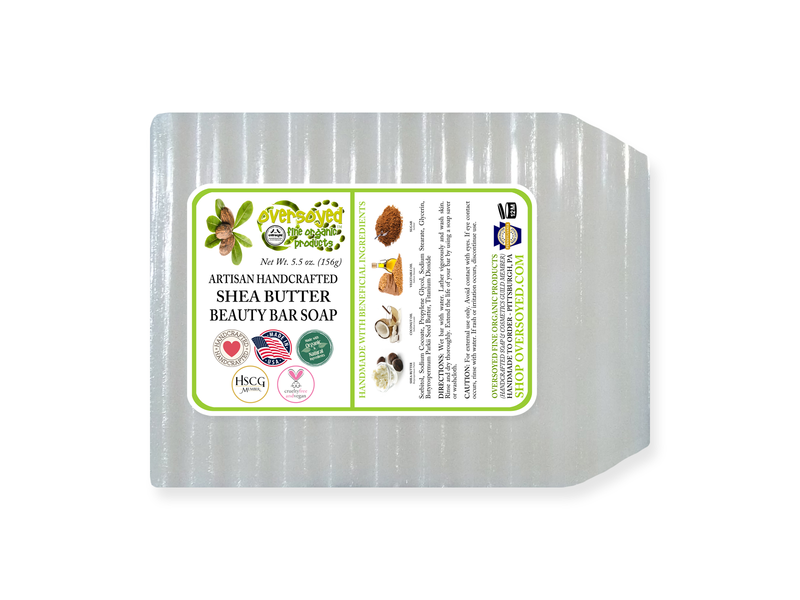 Shea Butter Artisan Handcrafted Unscented Specialty Beauty Bar Soap