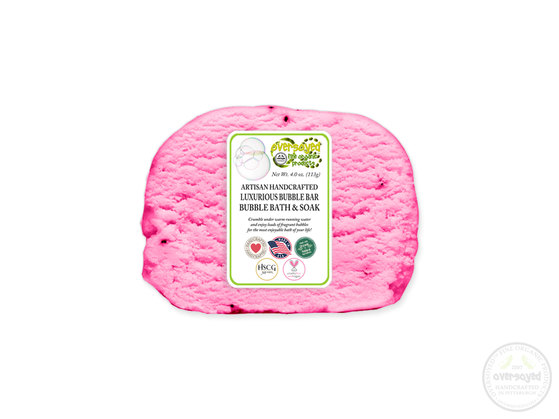 Pink Lotus & Lime Artisan Handcrafted Bubble Bar Bubble Bath & Soak