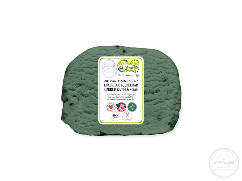 Leafy Eucalyptus & Garden Basil Artisan Handcrafted Bubble Bar Bubble Bath & Soak