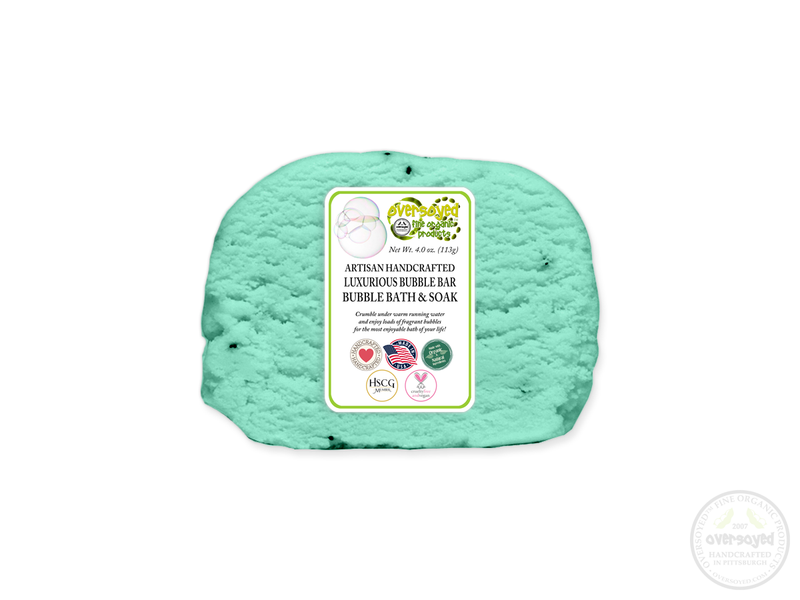 Turquoise Water Blossom Artisan Handcrafted Bubble Bar Bubble Bath & Soak