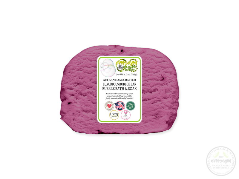 Sparkling Blackcurrant Wine Artisan Handcrafted Bubble Bar Bubble Bath & Soak