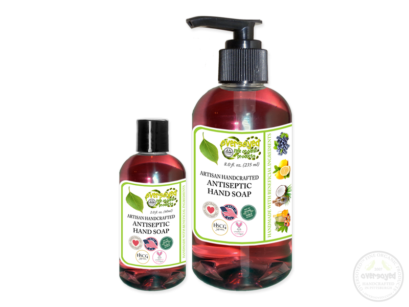 Tobacco Cherry Artisan Handcrafted Natural Antiseptic Liquid Hand Soap