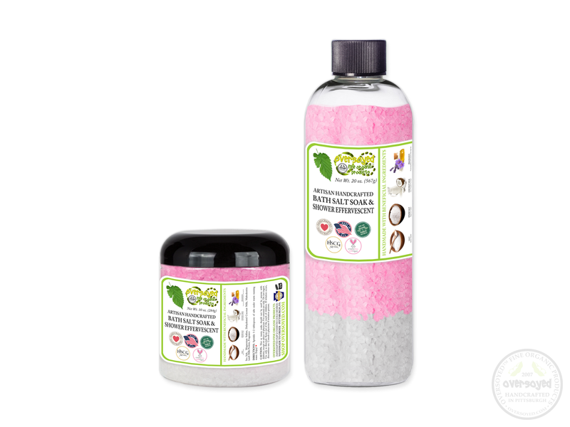 Pink Lotus & Lime Artisan Handcrafted Spa Relaxation Bath Salt Soak & Shower Effervescent