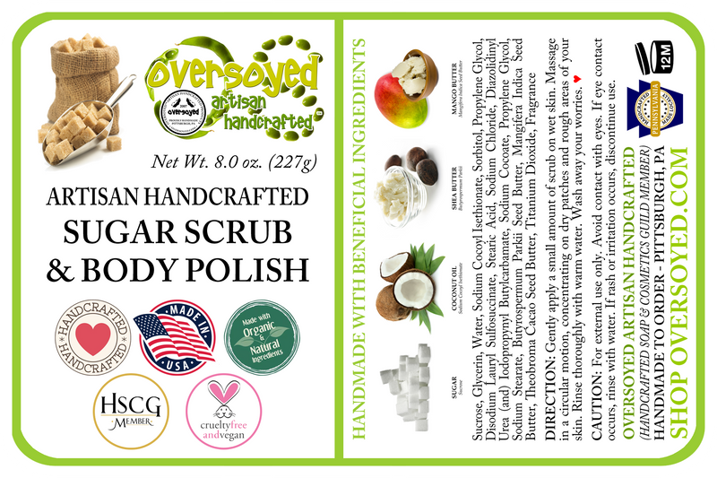 Rhubarb Pie Artisan Handcrafted Sugar Scrub & Body Polish