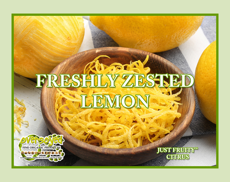 Freshly Zested Lemon Artisan Handcrafted Exfoliating Soy Scrub & Facial Cleanser