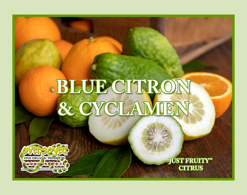 Blue Citron & Cyclamen Artisan Handcrafted Whipped Shaving Cream Soap