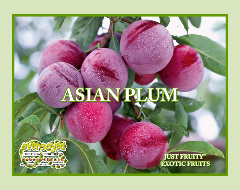 Asian Plum Artisan Handcrafted Natural Organic Eau de Parfum Solid Fragrance Balm