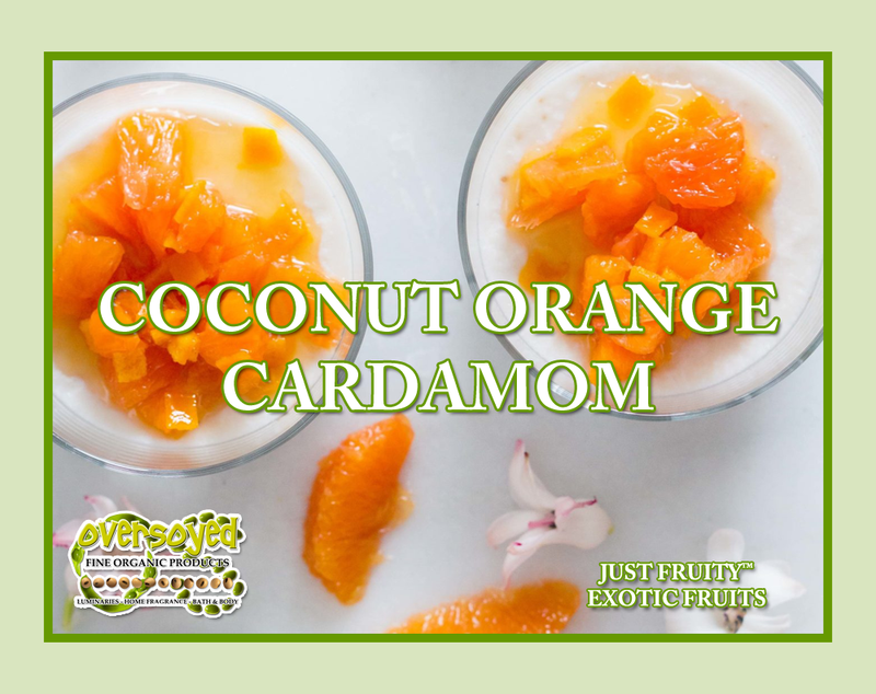 Coconut Orange Cardamom Artisan Handcrafted Exfoliating Soy Scrub & Facial Cleanser