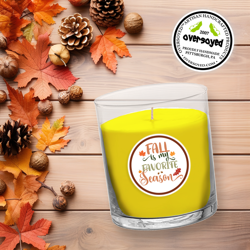 Fall Is My Favorite Season Artisan Hand Poured Soy Tumbler Candle