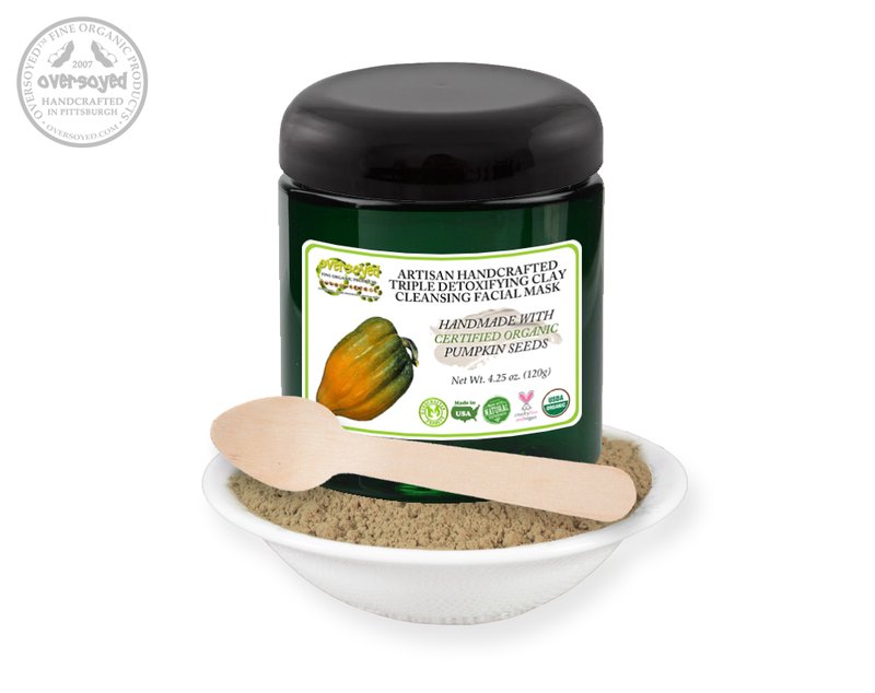 Pumpkin Seed Artisan Handcrafted Triple Detoxifying Clay Cleansing Facial Mask