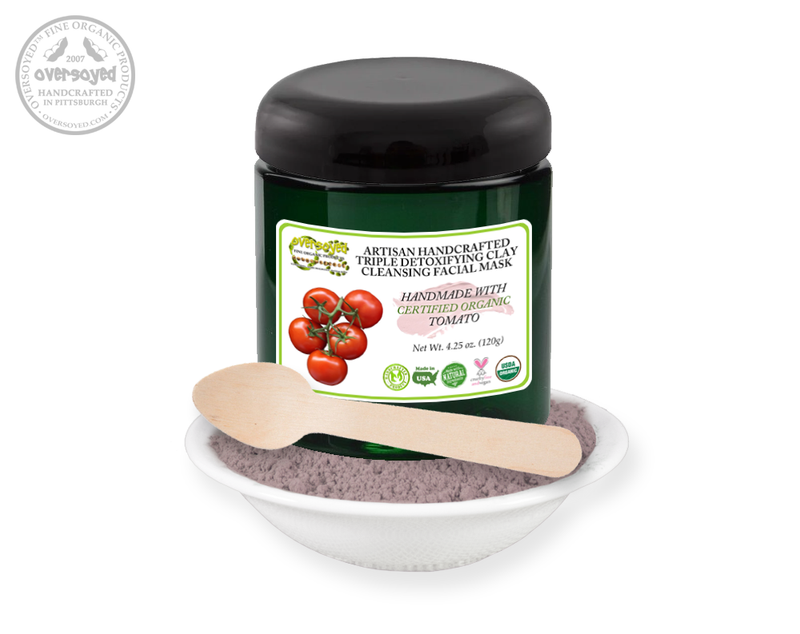 Tomato Artisan Handcrafted Triple Detoxifying Clay Cleansing Facial Mask