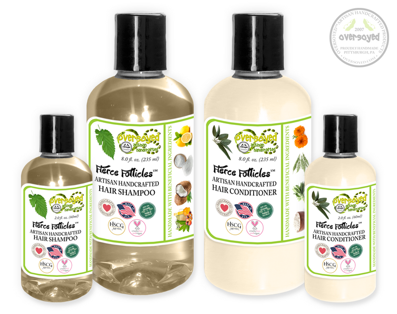 Coconut Floral Fierce Follicles™ Artisan Handcrafted Shampoo & Conditioner Hair Care Duo