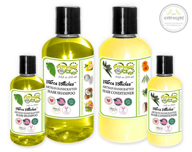Sweet Yellow Pear Fierce Follicles™ Artisan Handcrafted Shampoo & Conditioner Hair Care Duo