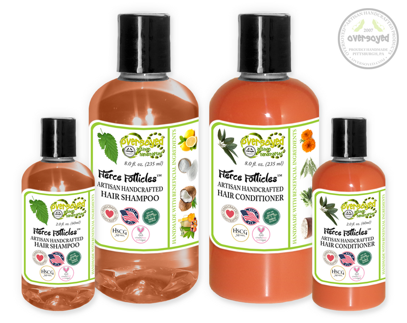 Ginger Snap Chai Fierce Follicles™ Artisan Handcrafted Shampoo & Conditioner Hair Care Duo