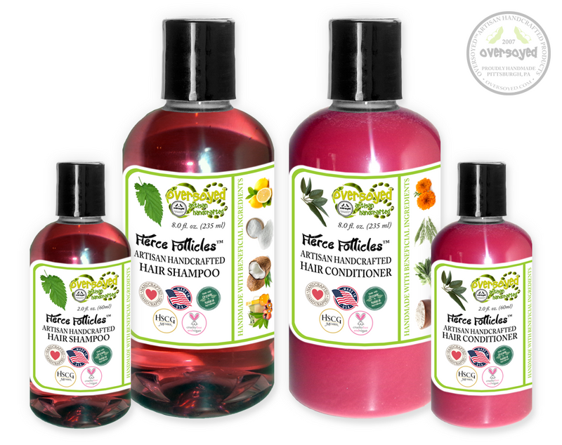 Rose Garden Fierce Follicles™ Artisan Handcrafted Shampoo & Conditioner Hair Care Duo