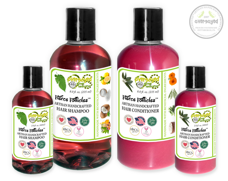 Chocolate Covered Cherries Fierce Follicles™ Artisan Handcrafted Shampoo & Conditioner Hair Care Duo