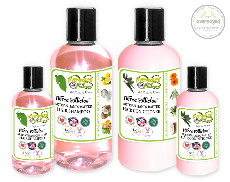 Honeysuckle Rose Fierce Follicles™ Artisan Handcrafted Shampoo & Conditioner Hair Care Duo