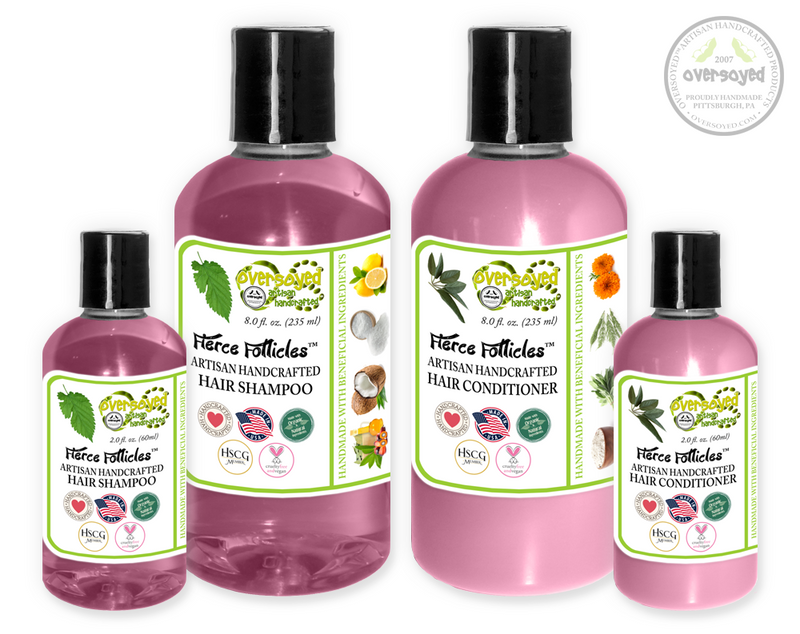 Pomegranate Seeds & Coconut Milk Fierce Follicles™ Artisan Handcrafted Shampoo & Conditioner Hair Care Duo
