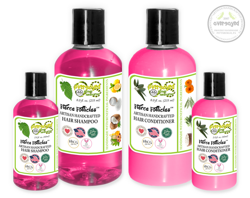 Freesia Petals Fierce Follicles™ Artisan Handcrafted Shampoo & Conditioner Hair Care Duo