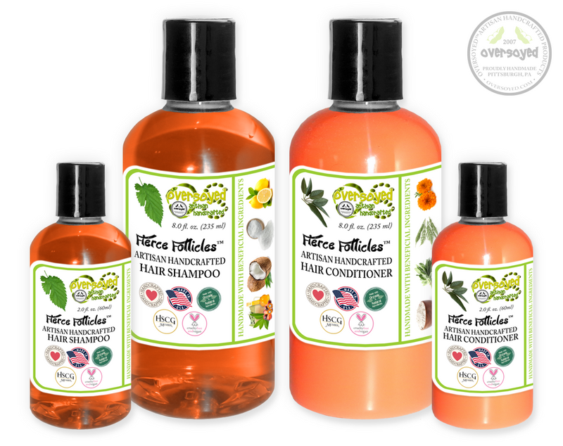 Hibiscus Fierce Follicles™ Artisan Handcrafted Shampoo & Conditioner Hair Care Duo