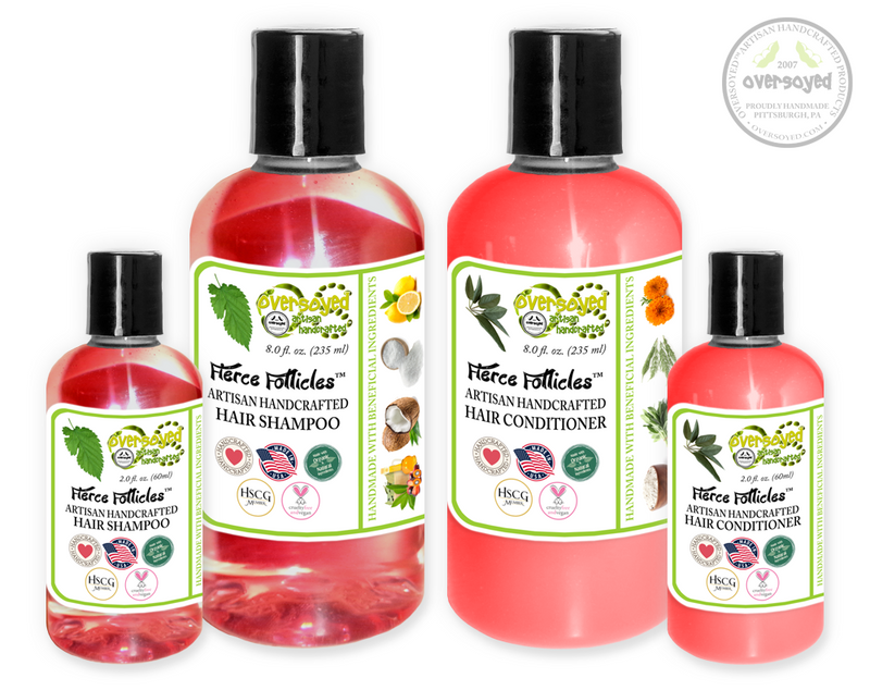 Citrus Rose Fierce Follicles™ Artisan Handcrafted Shampoo & Conditioner Hair Care Duo