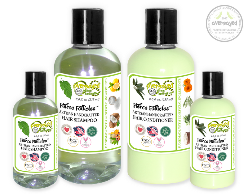Coconut Water & Kiwi Fierce Follicles™ Artisan Handcrafted Shampoo & Conditioner Hair Care Duo