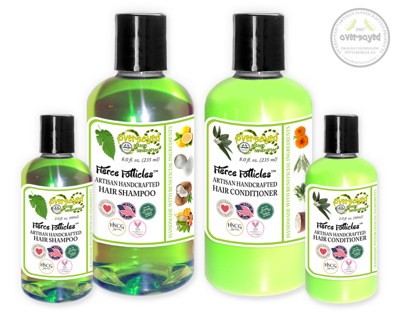 Apple Schnapps Fierce Follicles™ Artisan Handcrafted Shampoo & Conditioner Hair Care Duo