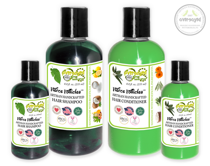 pothead hair care products Marijuana Fierce Follicles™ Artisan Handcrafted Shampoo & Conditioner – OverSoyed Fine Organic Products