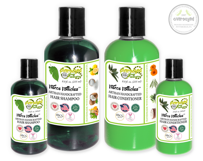 Rosemary & Fresh Mint Fierce Follicles™ Artisan Handcrafted Shampoo & Conditioner Hair Care Duo