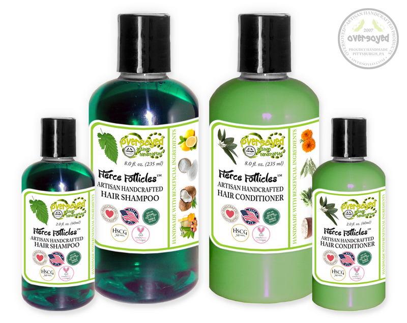 Tuscan Lemon Verbena Fierce Follicles™ Artisan Handcrafted Shampoo & Conditioner Hair Care Duo