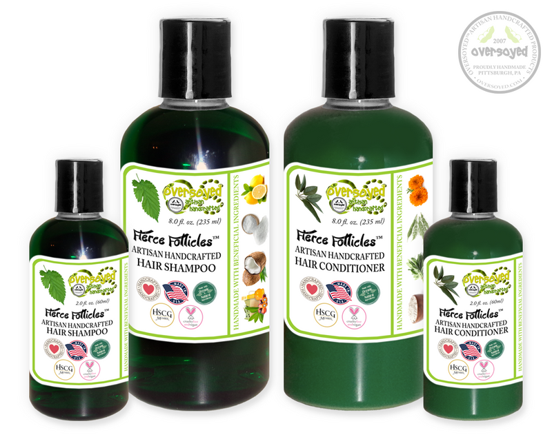 Frosted Eucalyptus Fierce Follicles™ Artisan Handcrafted Shampoo & Conditioner Hair Care Duo