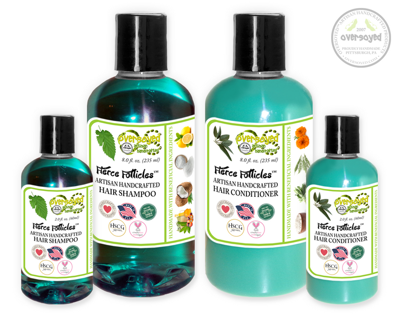 Beach Holiday Fierce Follicles™ Artisan Handcrafted Shampoo & Conditioner Hair Care Duo