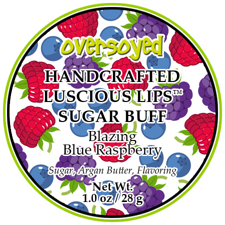 Blazing Blue Raspberry Luscious Lips Sugar Buff™ Flavored Lip Scrub