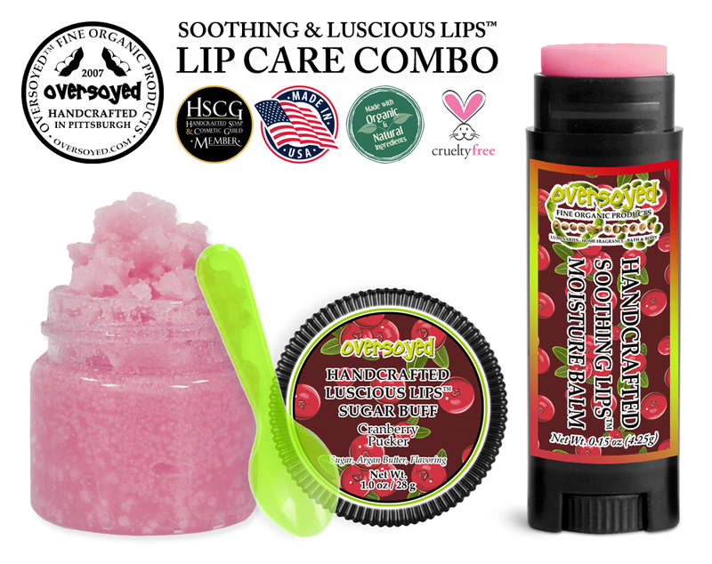 Cranberry Pucker Soothing & Luscious Lips™ Lip Care Combo