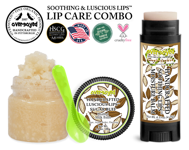 Malted Milk Balls Soothing & Luscious Lips™ Lip Care Combo