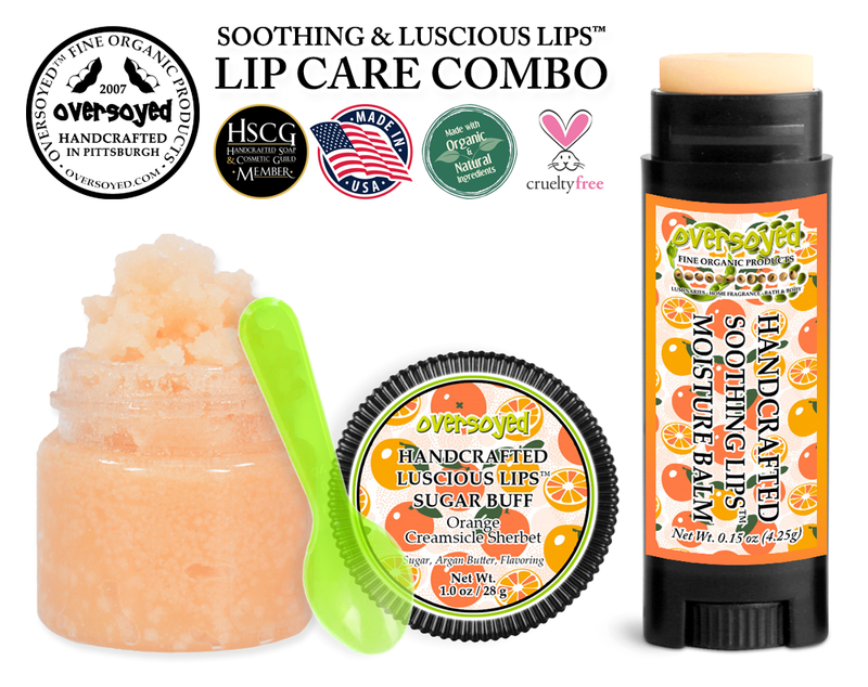 Orange Creamsicle Sherbet Soothing & Luscious Lips™ Lip Care Combo